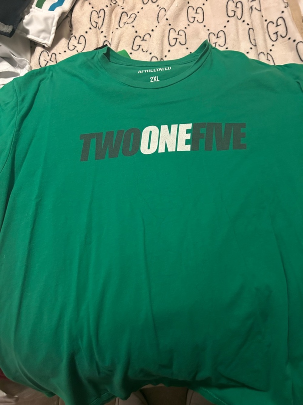 Affiliated Tails 'TWO ONE FIVE' Green Graphic Men’s T‑Shirt